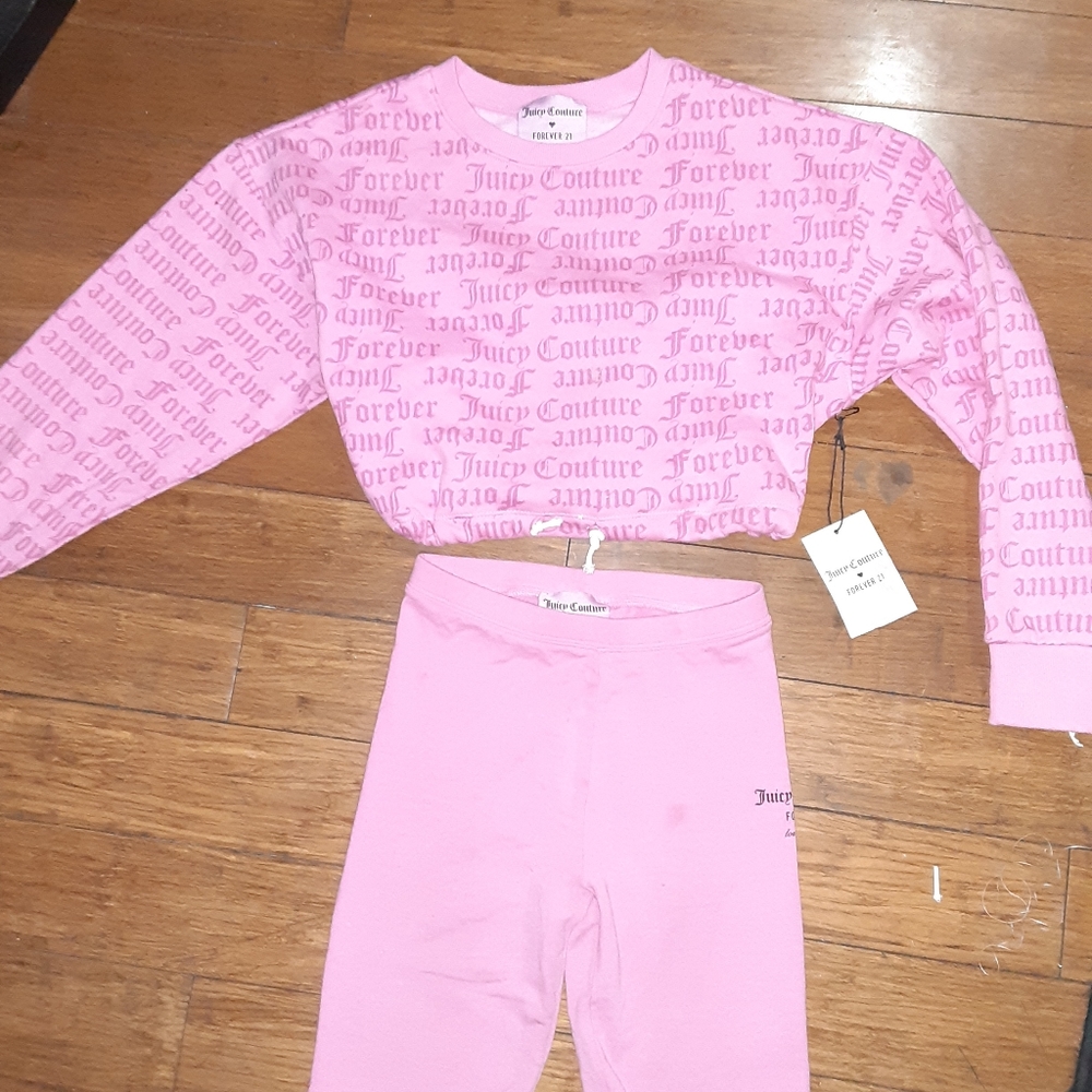 Juicy Couture sweater shorts set